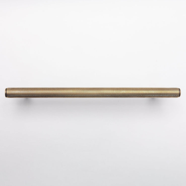 Solid Brass Knurled Kitchen Pull Handles & Knobs - Antique Brass - Brass bee
