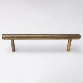 Solid Brass Knurled Kitchen Pull Handles & Knobs - Antique Brass - Brass bee