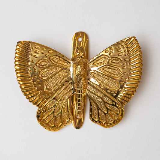 Brass Butterfly Door Knocker - Brass Finish - Brass bee