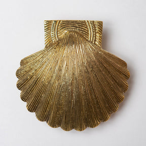 Brass Shell Door Knocker - Brass Finish - Brass bee