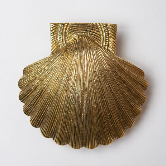 Brass Shell Door Knocker - Brass Finish - Brass bee