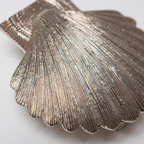 Brass Shell Door Knocker - Nickel Finish - Brass bee
