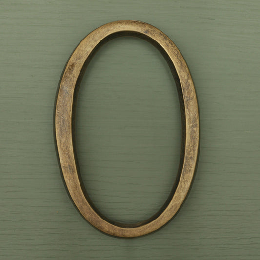 Premium Floating Plain House Numbers in Heritage Finish 0-9