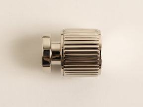 Solid Brass Staright Knurled Kitchen Pull Handles & Knobs - Polished Nickel Finish - Brass bee