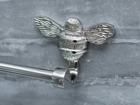 Brass bee Towel Rail with Bee - Brass bee