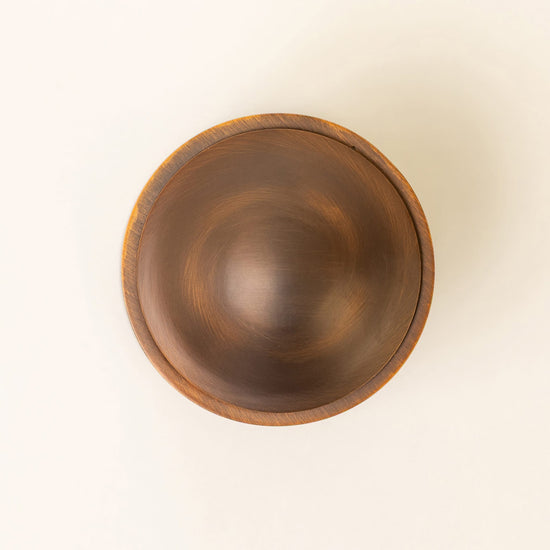 Imperial Dome Solid Brass Centre Door Knob - Brass bee