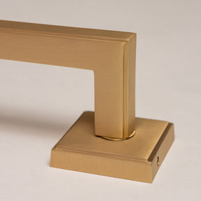 Satin Brass Art Deco Lever Handles - Solid Brass - Brass bee