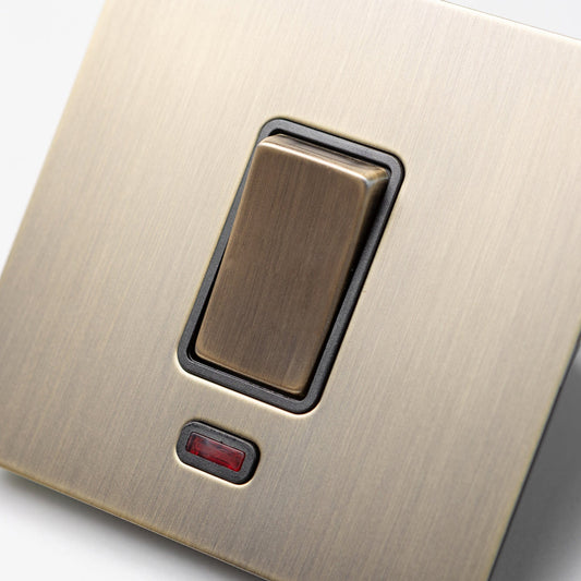 20A Switch in Antique Brass – Brass Bee