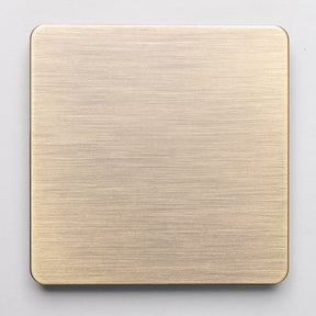 Antique Brass Switches and Sockets - Straight Knurled Design - Brass bee