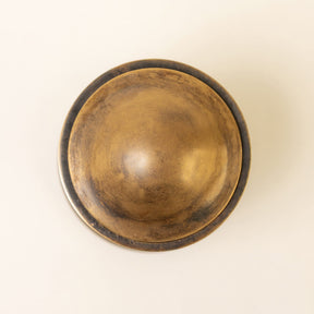 Imperial Dome Solid Brass Centre Door Knob - Brass bee