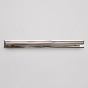 Solid Brass Straight Knurled Kitchen Pull Handles & Knobs - Polished Nickel Finish - Brass bee