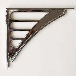 Solid Brass Morpeth Shelf Brackets - Nickel - Brass bee