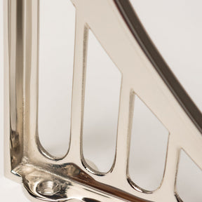 Solid Brass Morpeth Shelf Brackets - Nickel - Brass bee