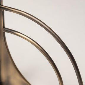 Solid Brass Castle Shelf Brackets - Antique Brass - Brass bee