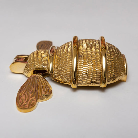 Solid Brass Queen Bee Door Knockers - Premium Size - Brass bee