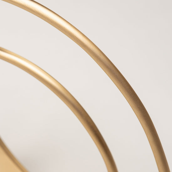Solid Brass Castle Shelf Brackets - Satin Brass - Brass bee
