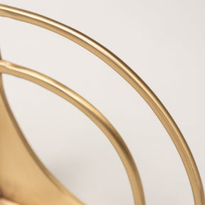 Solid Brass Castle Shelf Brackets - Satin Brass - Brass bee