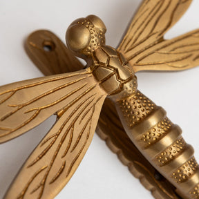 Brass Dragonfly Door Knocker - Bronze Finish - Brass bee