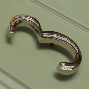 Premium Floating Engraved House Numbers in Nickel Finish 0-9 - Brass bee