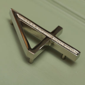 Premium Floating Engraved House Numbers in Nickel Finish 0-9 - Brass bee