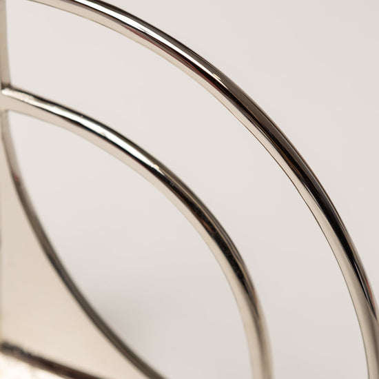 Solid Brass Castle Shelf Brackets - Nickel - Brass bee