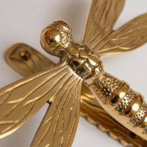 Brass Dragonfly Door Knocker - Brass Finish - Brass bee