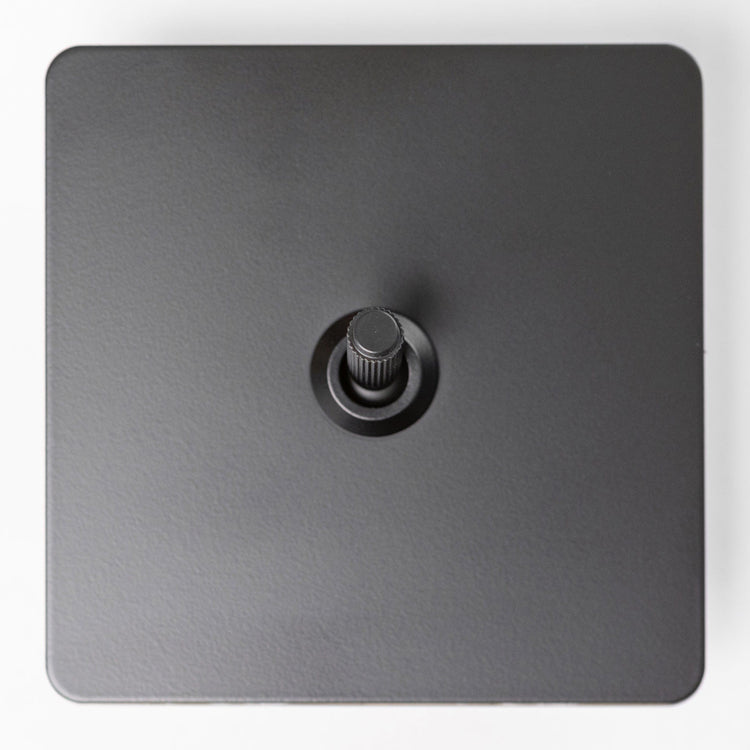Matte Black Switches and Sockets - B Series