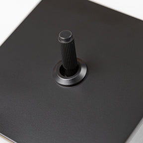 Matte Black Switches and Sockets - Straight Knurled Design - Brass bee