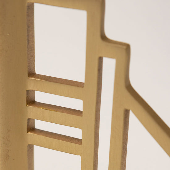 Solid Brass Camden Shelf Brackets - Satin Brass - Brass bee