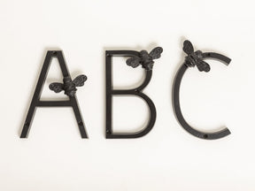 Brass bee Premium House Letters with Bee - 5 Inch - Brass bee