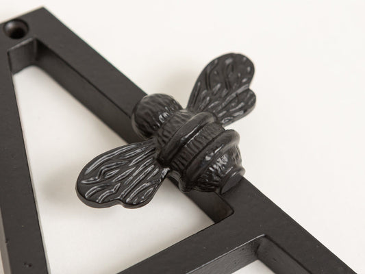 Brass bee Premium House Letters with Bee - 5 Inch - Brass bee