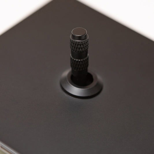 Foundry Series Knurled Toggle Switch and Sockets – Matte Black