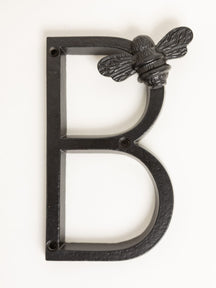 Brass bee Premium House Numbers with Bee in Black Finish 0-9 - 5 Inch - Brass bee
