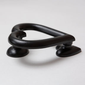 Brass bee Love Heart Door Knocker - Black Finish - Brass bee