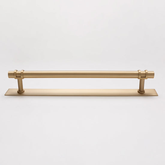 Solid Brass Plain Kitchen Pull Handles & Knobs - Brass bee