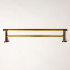 Antique Brass Finish Knurled Bathroom Accessory Range - Brass bee