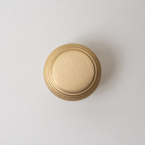 Solid Brass Kitchen Beehive Cabinet Knobs 30mm - Brass bee