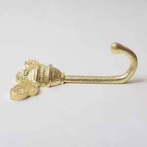 Brass bee Coat Hook - Brass Finish - Iron - Brass bee