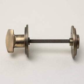 Solid Brass Door Knobs - Beehive Antique Brass (Pair) | Thumbturns & Latches - Brass bee