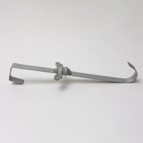 Brass bee Wreath Hanger - Grey Finish - Brass bee