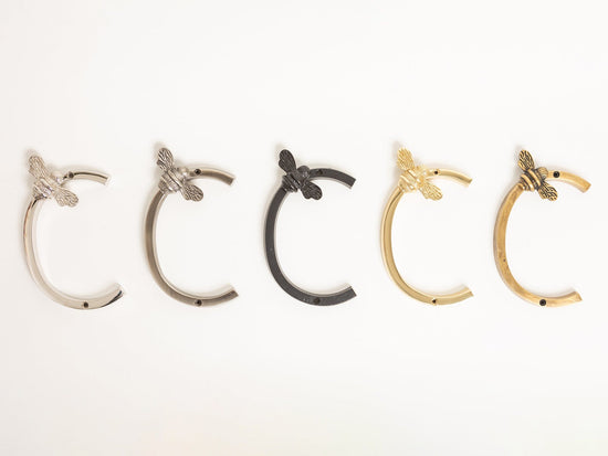 Brass bee Premium House Letters with Bee - 5 Inch - Brass bee