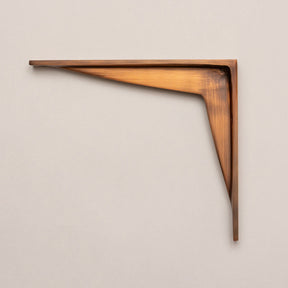 Oiled Bronze Shelf Brackets - Heavy Duty Solid Brass - Brass bee