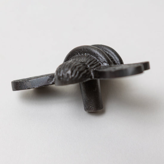 Brass Bee Drawer Cabinet Knob - Black Finish - Brass bee
