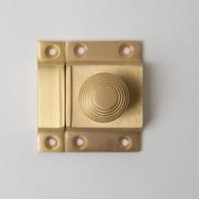 Brass Bee Cupboard Latch - Satin Brass Finish - Brass bee
