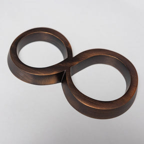 Premium Floating Plain House Numbers in Oiled Bronze Finish 0-9 - Brass bee