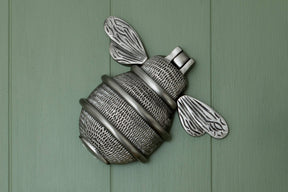 Solid Brass Queen Bee Door Knockers - Premium Size - Brass bee