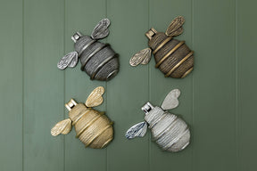 Solid Brass Queen Bee Door Knockers - Premium Size - Brass bee