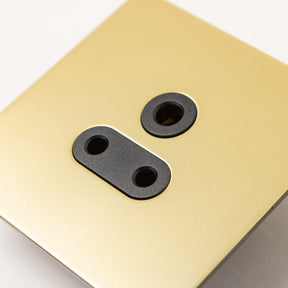 Foundry Series Knurled Toggle Switches and Sockets – Satin Brass - Brass bee
