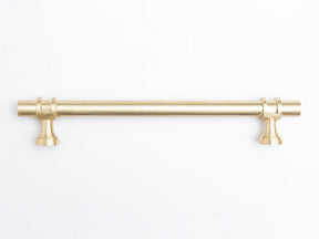 Solid Brass Plain Kitchen Pull Handles & Knobs - Brass bee