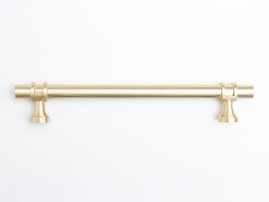 Solid Brass Plain Kitchen Pull Handles & Knobs - Brass bee